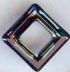 SWAROVSKI 4439 Square Ring 14mm Bermuda Blue